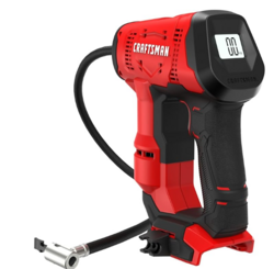 CRAFTSMAN V20 Air Compressor Portable, Cordless Tire Inflator, Up To 150 PSI Tire Pump, with Digital Pressure Gauge, Tool Only (CMCE521B) from SKANDA INTERNATIONAL FZ LLE