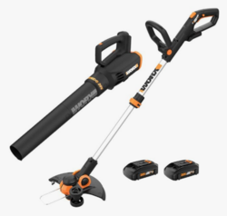 Worx 20V String Trimmer Cordless & Edger 3.0 + Leaf Blower Cordless with Battery and Charger Turbine, Black and Orange from SKANDA INTERNATIONAL FZ LLE