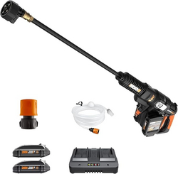 WORX 40V Power Share Hydroshot 2X20V Portable Power Cleaner (Batteries & Charger Included) - WG644 Black/Orange from SKANDA INTERNATIONAL FZ LLE