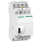 Schneider Electric DIN Rail Power Relay, 110 V dc, 230 ? 240V ac Coil, 16A Switching Current, 4PST