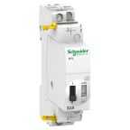 Schneider Electric DIN Rail Power Relay, 110 V dc, 230 ? 240V ac Coil, 32A Switching Current, DPST