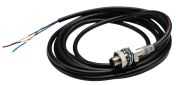 Omron Inductive Threaded Barrel Proximity Sensor, M8, 4 mm Detection, PNP NO, 10 ? 30 V dc