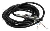 Omron Inductive Threaded Barrel Proximity Sensor, M8, 4 mm Detection, PNP NO, 12 ? 24 V dc