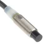 Omron Inductive Threaded Barrel Proximity Sensor, M8, 4 mm Detection, PNP NO, 12 ? 24 V dc