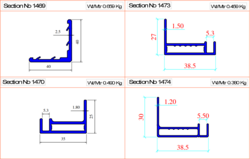 Aluminium Extrusion Profiles / Sections (Custom & Standard) – Angles, Channels, Beams, Heat Sink Profiles