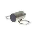 Omron Inductive Threaded Barrel Proximity Sensor, M30, 15 mm Detection, PNP NO, 12 ? 24 V dc