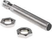 Omron Inductive Threaded Barrel Proximity Sensor, M8, 2 mm Detection, PNP NO, 12 ? 24 V dc