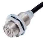 Omron Inductive Threaded Barrel Proximity Sensor, M18, 10 mm Detection, NPN NO, 10 ? 30 V dc