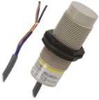 Omron Capacitive Threaded Barrel Proximity Sensor, M18, 8 mm Detection, NPN NO, 10 ? 30 V dc