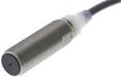 Omron Inductive Threaded Barrel Proximity Sensor, M12, 4 mm Detection, NPN NO, 12 ? 24 V dc