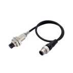 Omron Inductive Threaded Barrel Proximity Sensor, M12, 8 mm Detection