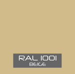 PAINT RAL 1001 Beige powder coating