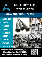 UNS S32750 SMLS Pipes from ACE ALLOYS LLP 