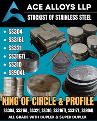 stainless steel plate from ACE ALLOYS LLP 