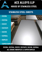 347 Stainless Steel Plates from ACE ALLOYS LLP 