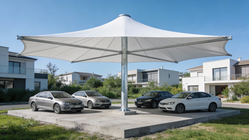 Unipole Parking Shades