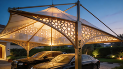 CNC Pattern Parking Shades