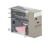 Omron Plug In Non-Latching Relay, 12V ac Coil, 5A Switching Current, DPDT