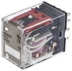 Omron Plug In Power Relay, 24V ac Coil, 5A Switching Current, 4PDT