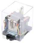Omron Plug In Latching Power Relay, 24V ac Coil, 5A Switching Current, DPDT