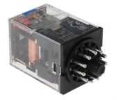 Omron Plug In Power Relay, 24V dc Coil, 10A Switching Current, 3PDT