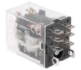 Omron Plug In Power Relay, 12V dc Coil, 10A Switching Current, DPDT
