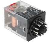 Omron Plug In Power Relay, 230V ac Coil, 10A Switching Current, 3PDT
