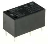 Omron PCB Mount Power Relay, 5V dc Coil, 5A Switching Current, DPST