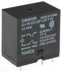 Omron PCB Mount Power Relay, 24V dc Coil, 10A Switching Current, DPST
