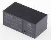 Omron PCB Mount Power Relay, 5V dc Coil, 16A Switching Current, SPST