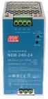 MEAN WELL NDR Switched Mode DIN Rail Power Supply, 90 ? 264V ac ac Input, 24V dc dc Output, 10A Output, 240W