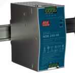 MEAN WELL NDR Switched Mode DIN Rail Power Supply, 90 ? 264V ac ac Input, 48V dc dc Output, 5A Output, 240W