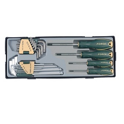 23pc screwdriver & L key set T2234LB