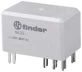 Finder PCB Mount Power Relay, 24V dc Coil, 50A Switching Current, DPST