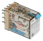 Finder Plug In Relay, 12V dc Coil, 7A Switching Current, 4PDT