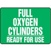 ACCUFORM SIGNS Oxygen Cylinders Ready for Use UAE