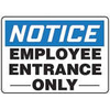 ACCUFORM SIGNS Employee Entrance Only in uae