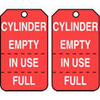 ACCUFORM SIGNS Cylinder Tag 15 mil RP Plastic Sign