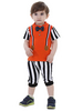 Two Pieces Vertical Striped Soft Pants Suits