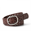 Fossil Women's Floral Perforated Belt