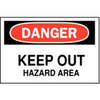 BRADY Keep Out Hazard Area Sign in uae