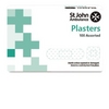 Fabric plasters St John Ambulance, assorted - pack