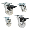 Transparent caster wheels from XINCHEN CASTER WHEELS COMPANY