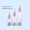 White plastic containers
