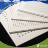 Perforated gypsum ceiling tile