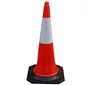  1Mtr 5kgs PVC Road Safety Cone Traffic Safety Barricade Cone