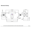 C Band 4.0 to 8.0GHz RF Broadband Isolator High Isolation 36dB