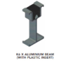 K6 X ALUMINIUM BEAM &#40;WITH PLASTIC INSERT&#41;