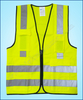 HIGH VISIBILITY VEST FABRIC/NET TYPE &#40;5 POCKETS&#41;