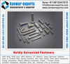 Hotdip Galvanized Fasteners manufacturers exporters in India Ludhiana https://www.kanwarexports.com +91-9815547872